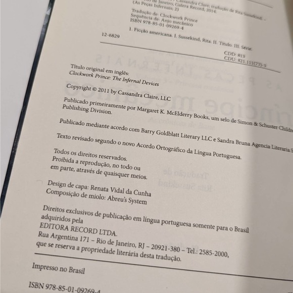 Principe Mecanico: As Pecas Infernais (Em Portugues do Brasil) - Cassandra Clare - Picture 4 of 10